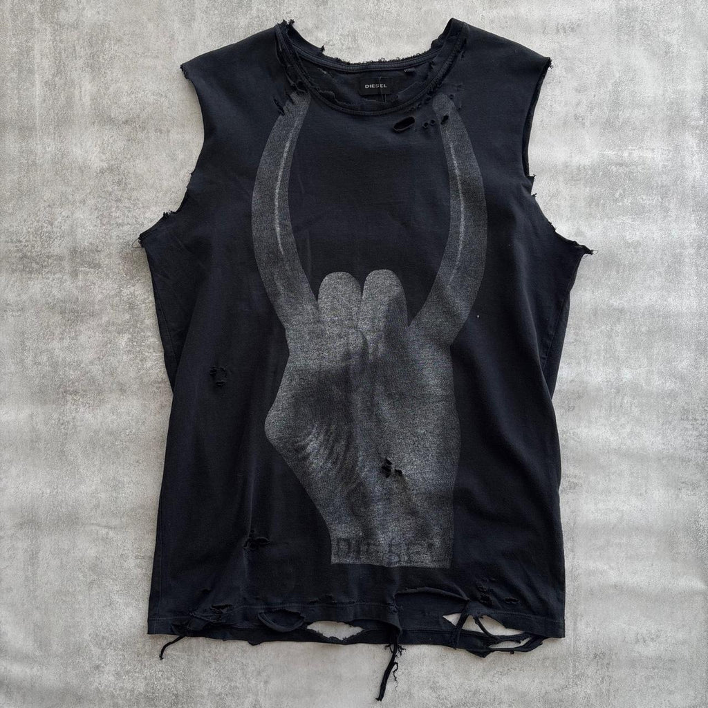 DIESEL DISTRESSED T-SHIRT