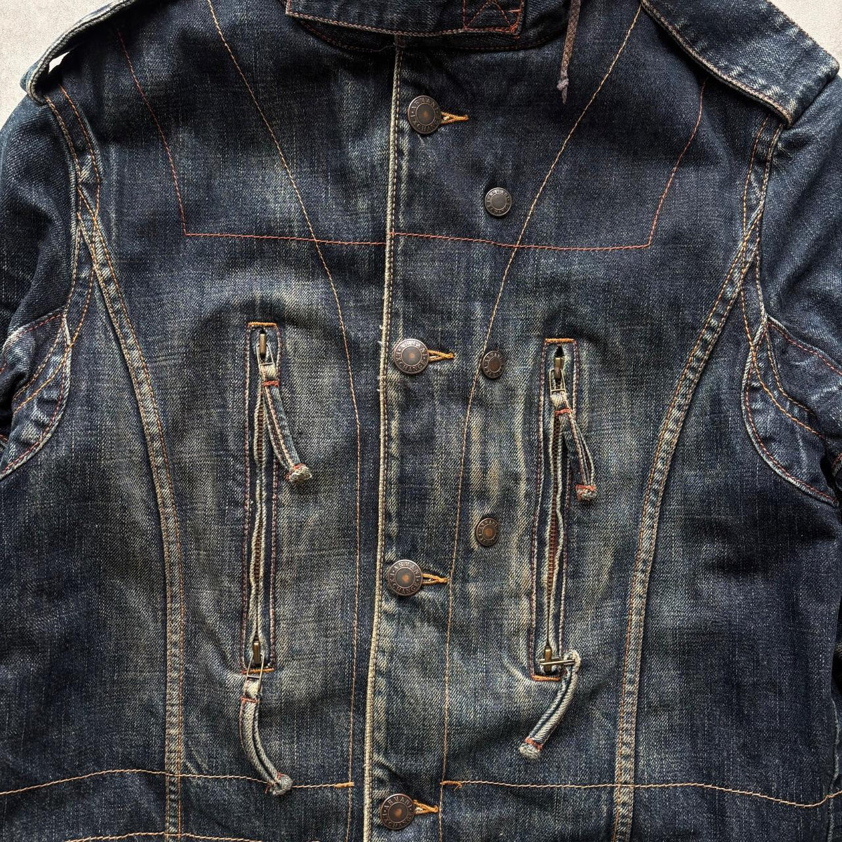ARMANI DENIM PARKA JACKET