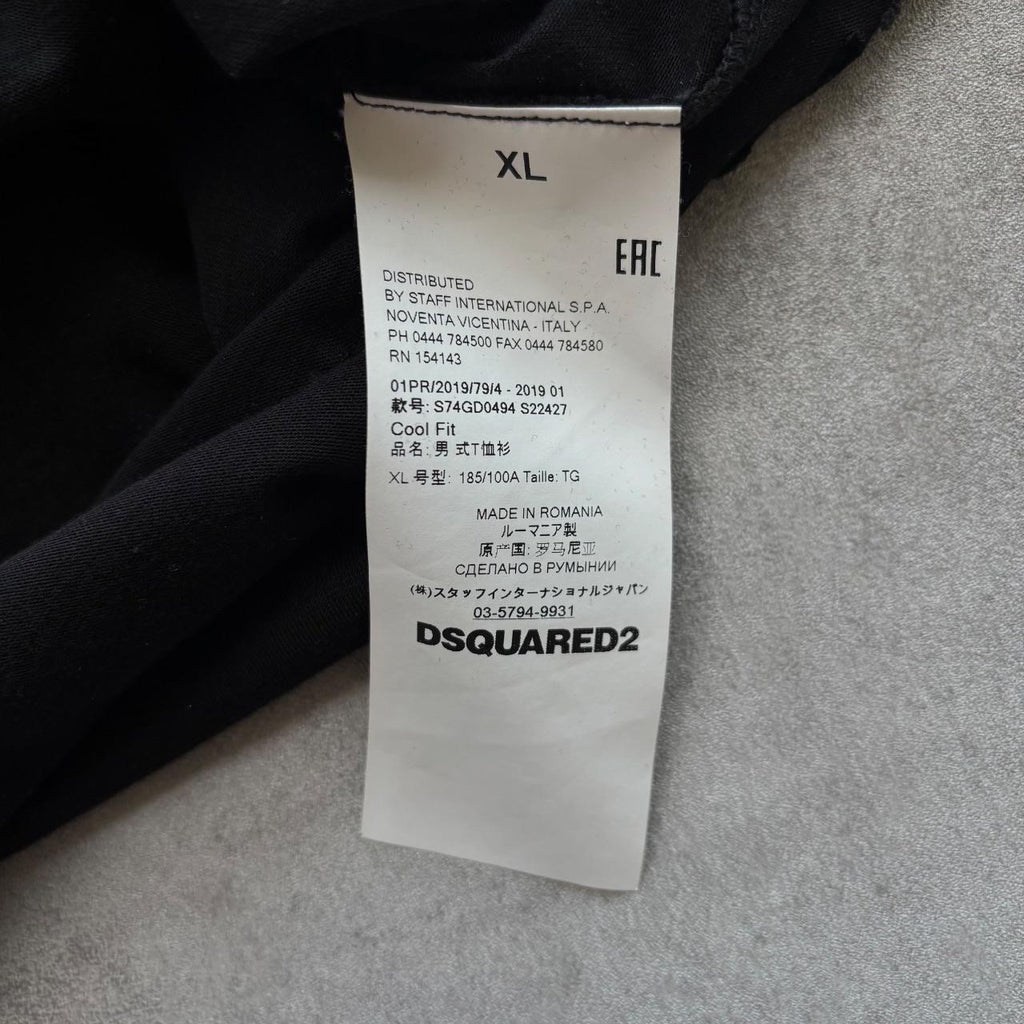 DSQUARED2 DISTRESSED T-SHIRT