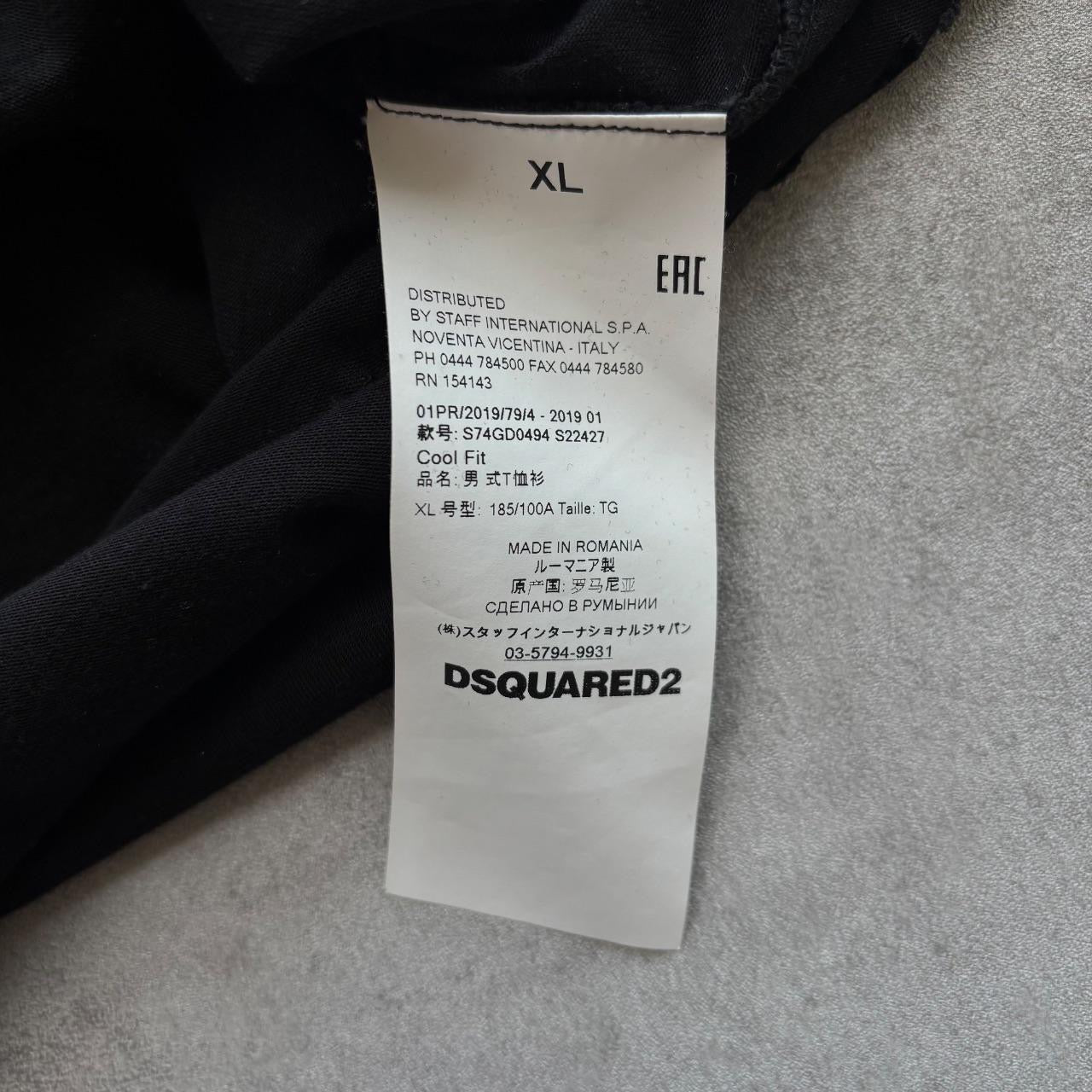 DSQUARED2 DISTRESSED T-SHIRT