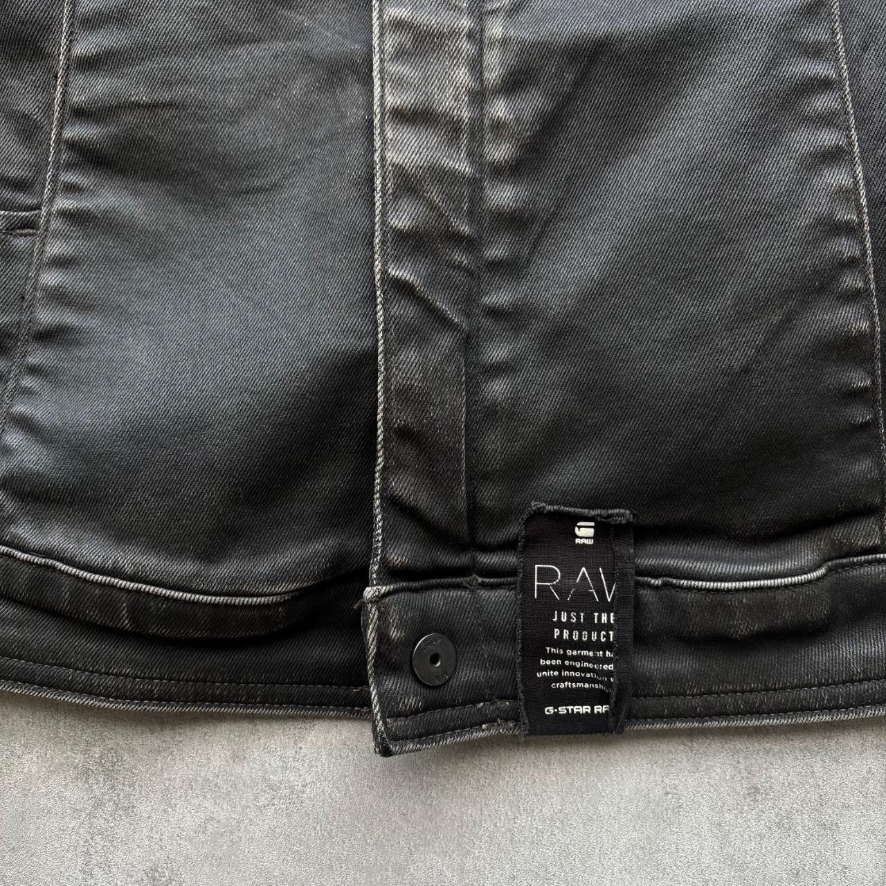 G-STAR WAXED DENIM JACKET