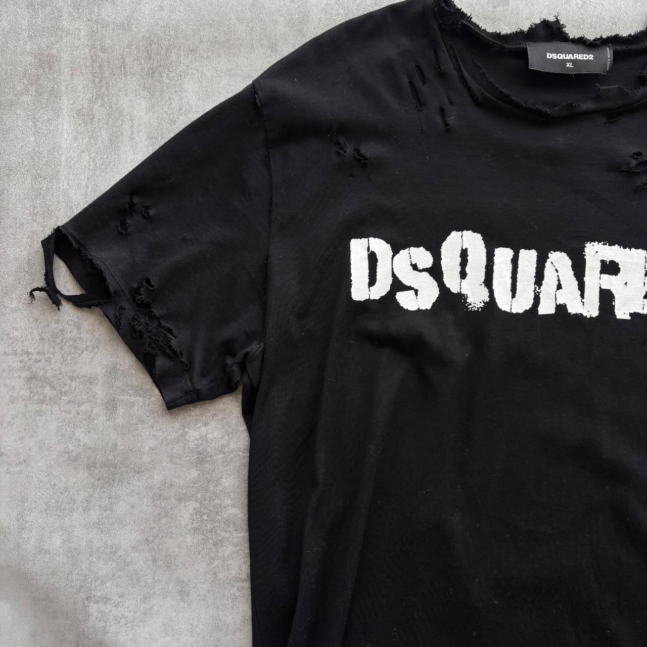 DSQUARED2 DISTRESSED T-SHIRT