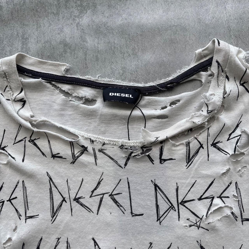 DIESEL DISTRESSED T-SHIRT