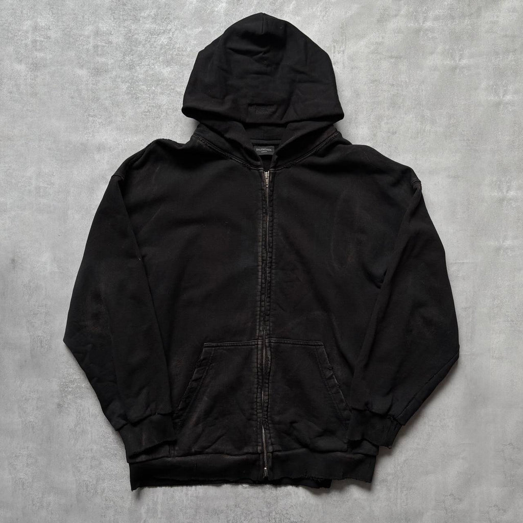 BALENCIAGA SS23 DISTRESSED HOODIE