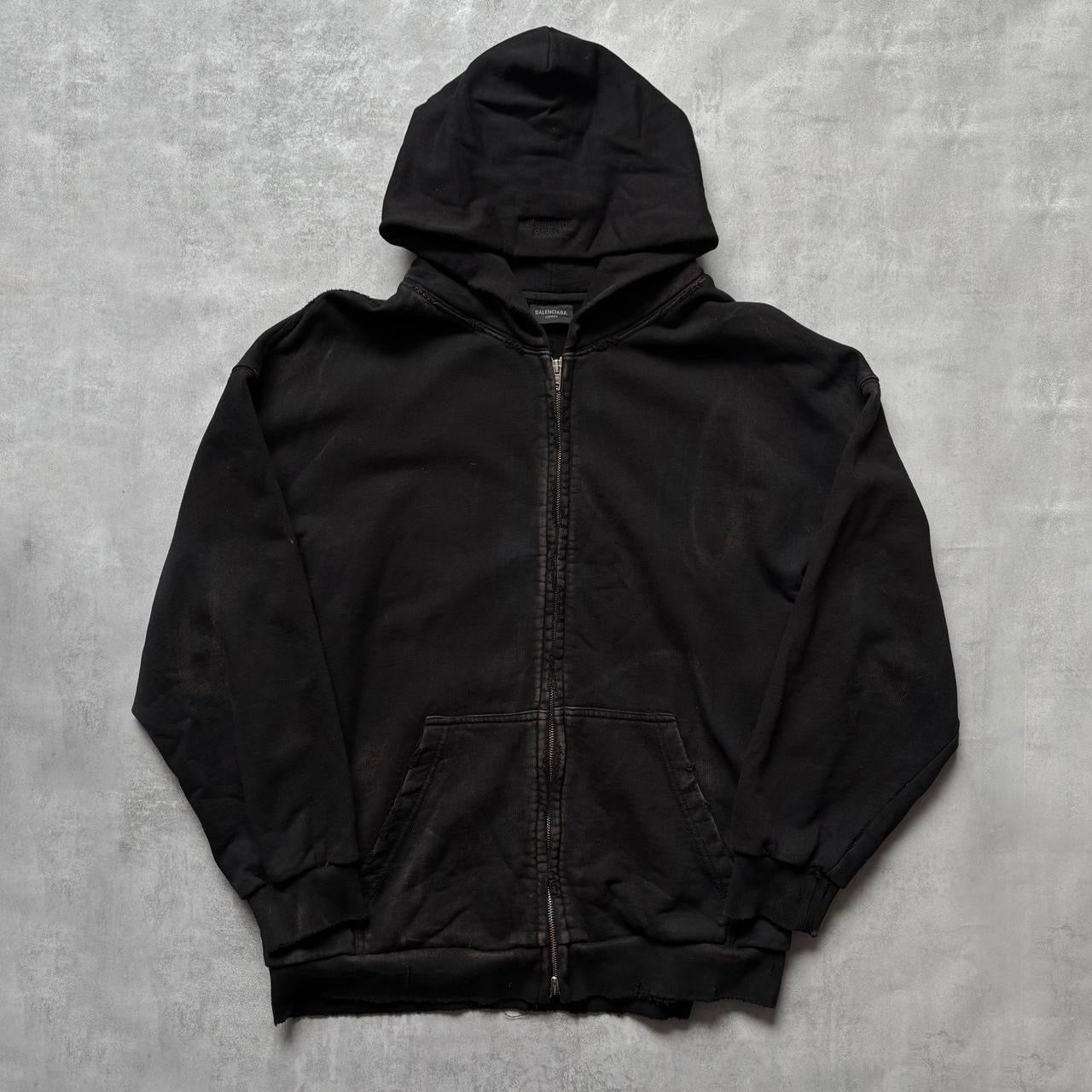 BALENCIAGA SS23 DISTRESSED HOODIE
