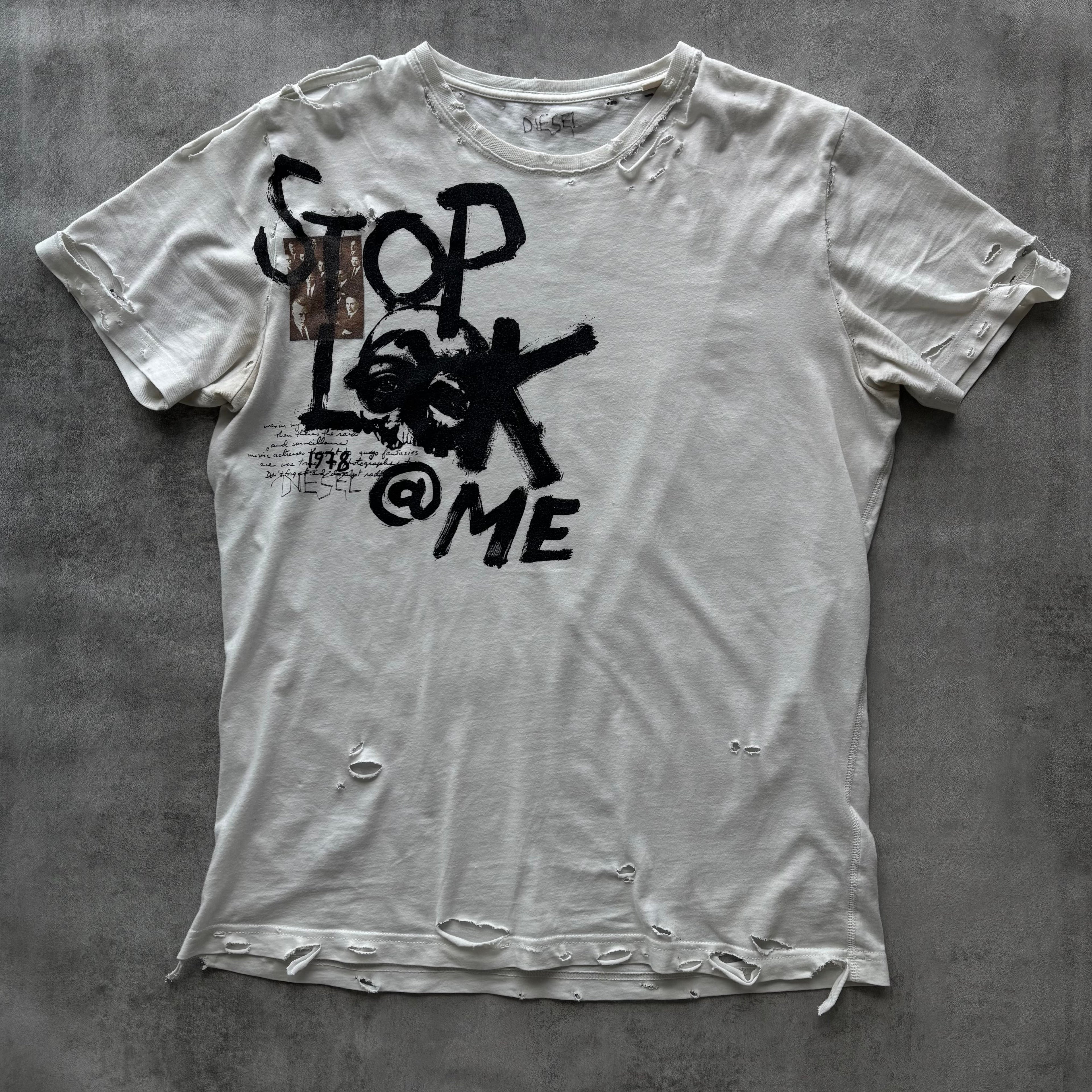 DIESEL DISTRESSED T-SHIRT