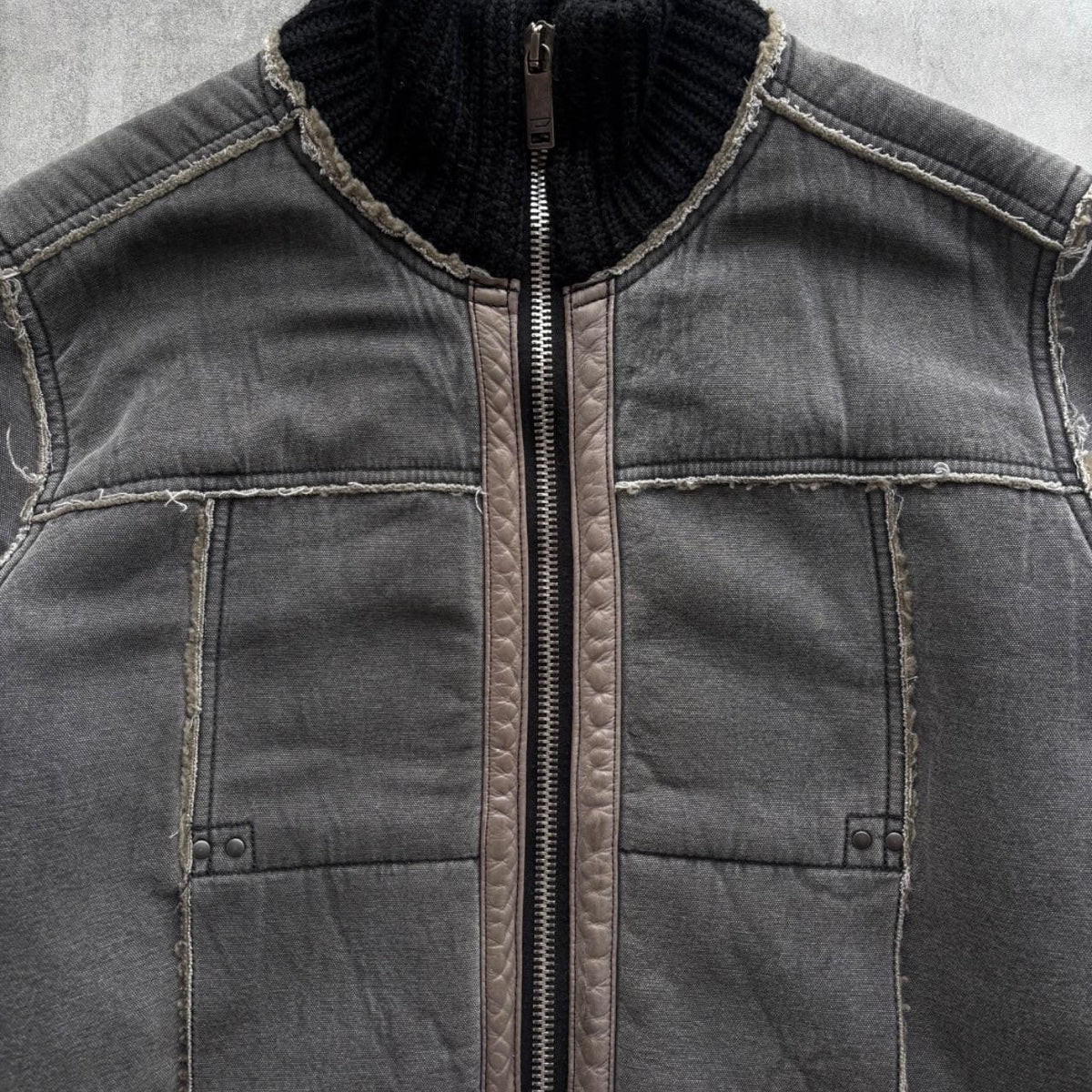 DIESEL SUEDE LEATHER JACKET