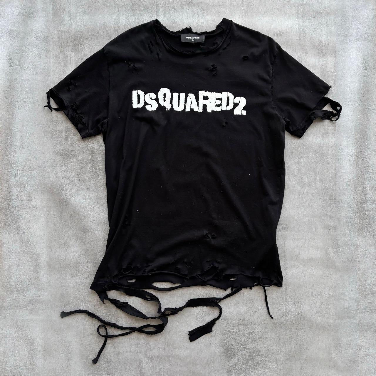 DSQUARED2 DISTRESSED T-SHIRT