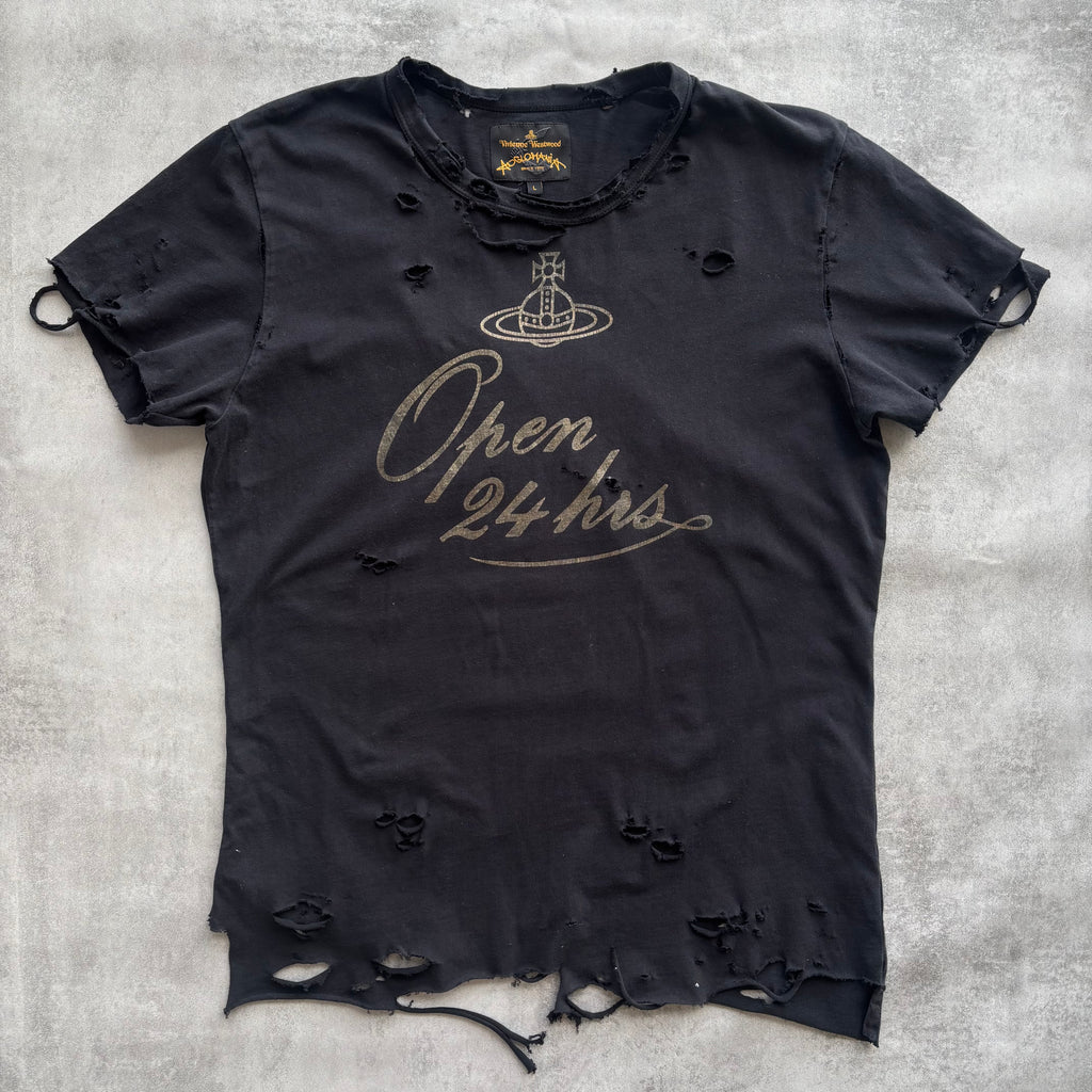 VIVIENNE WESTWOOD DISTRESSED T-SHIRT