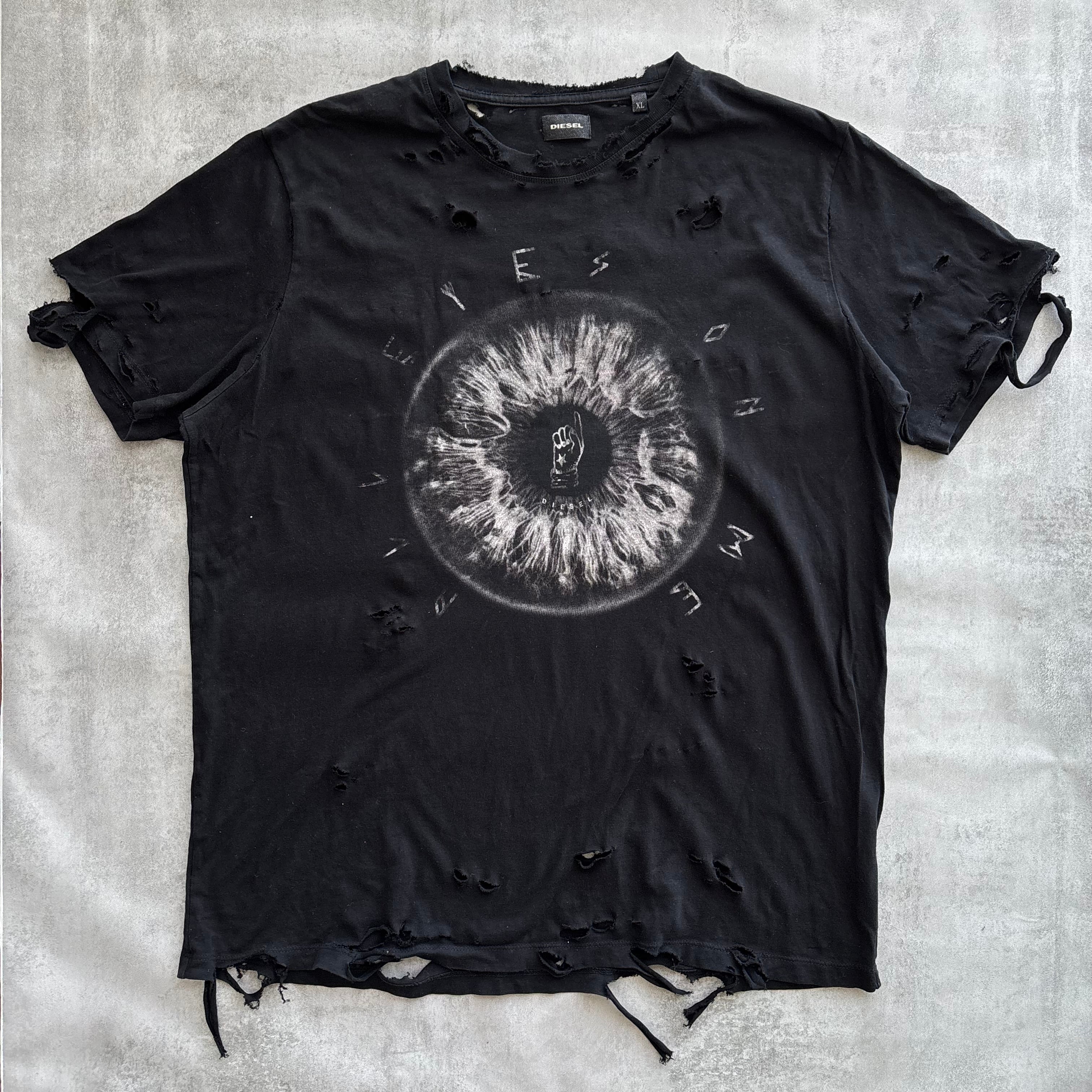 DIESEL DISTRESSED T-SHIRT