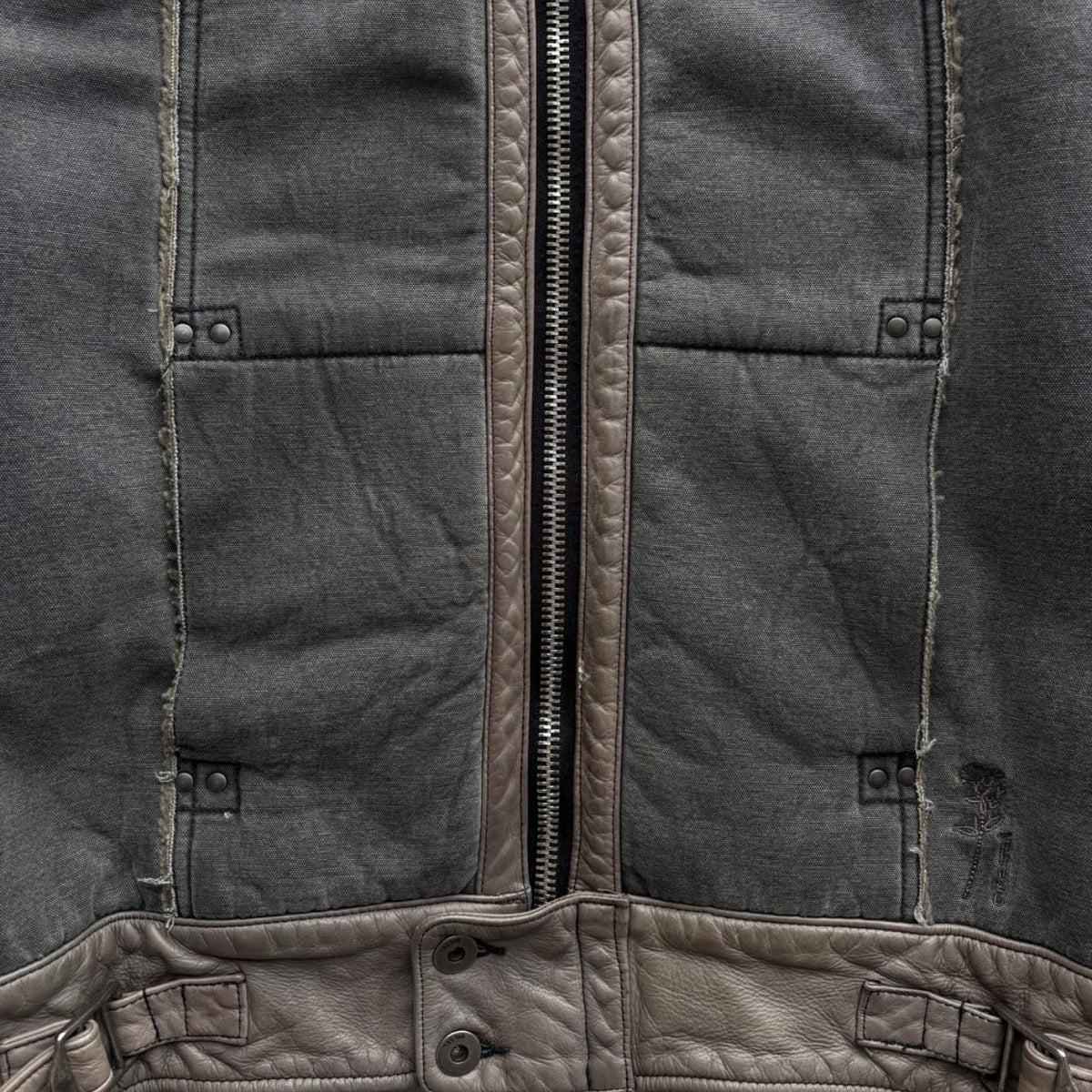 DIESEL SUEDE LEATHER JACKET