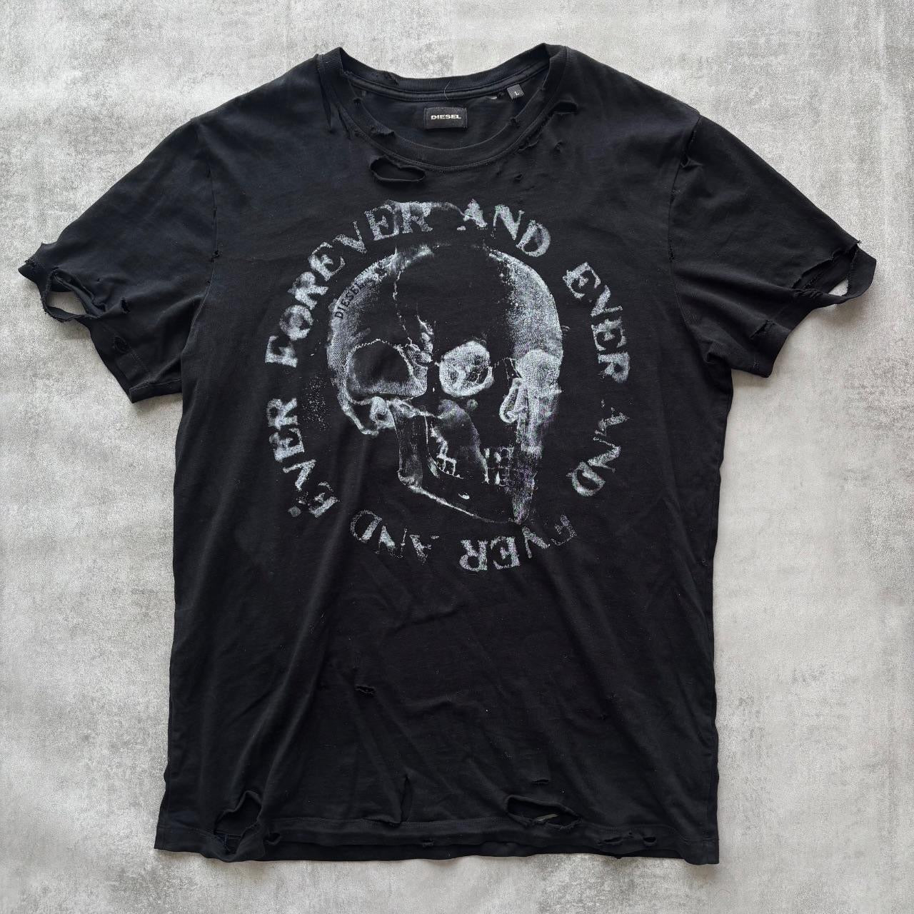 DIESEL DISTRESSED T-SHIRT