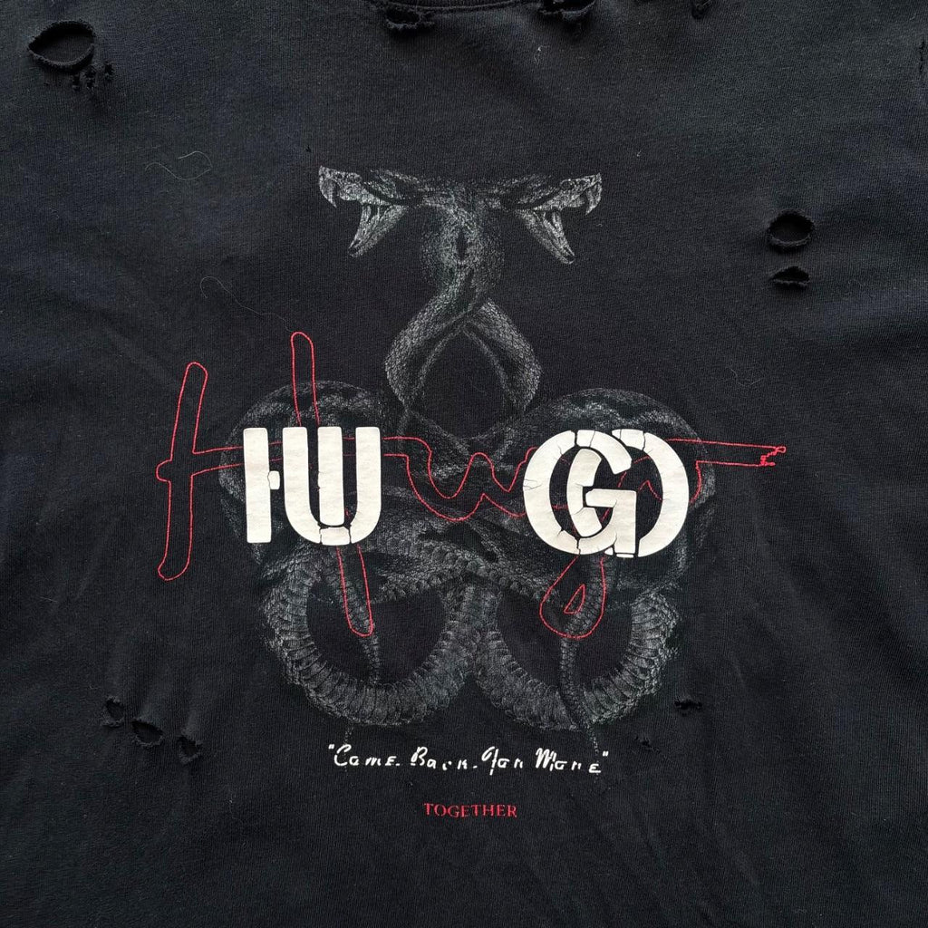 HUGO BOSS DISTRESSED T-SHIRT