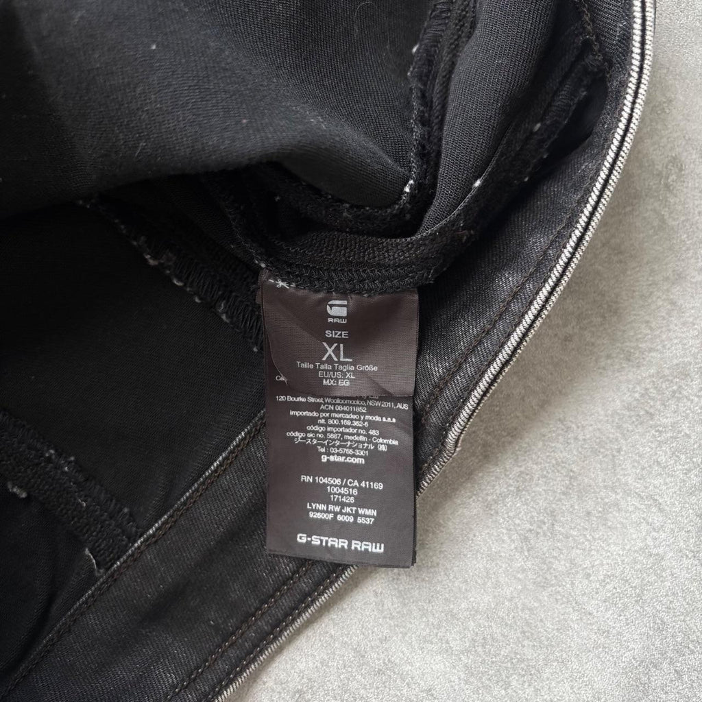 G-STAR WAXED DENIM JACKET