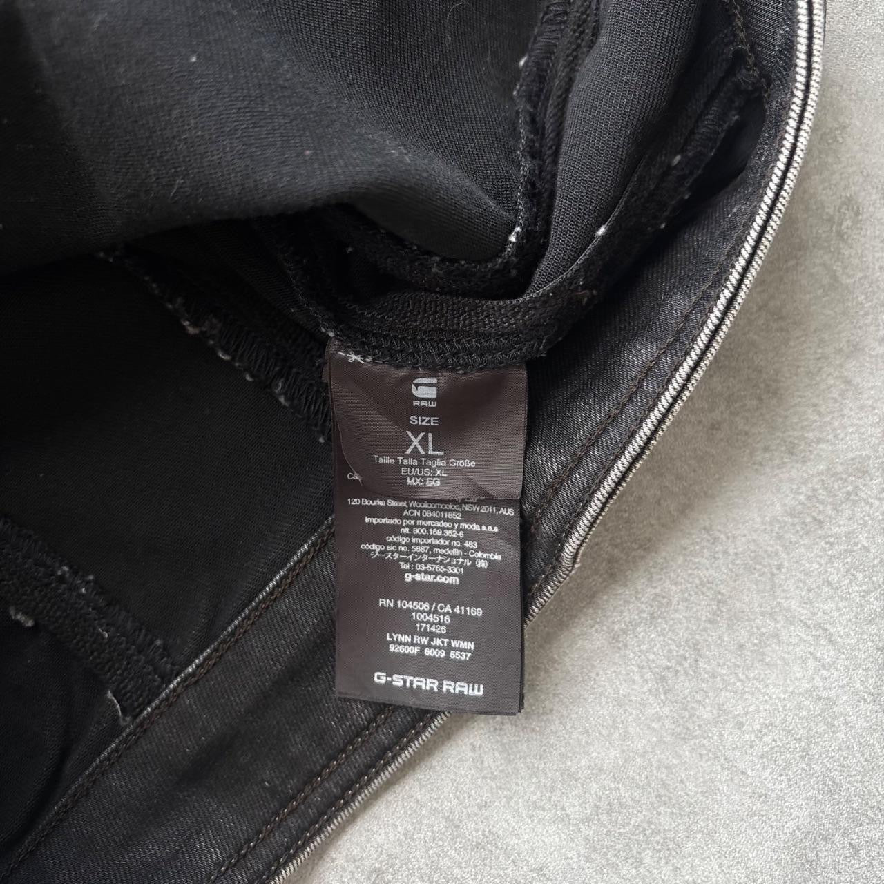G-STAR WAXED DENIM JACKET