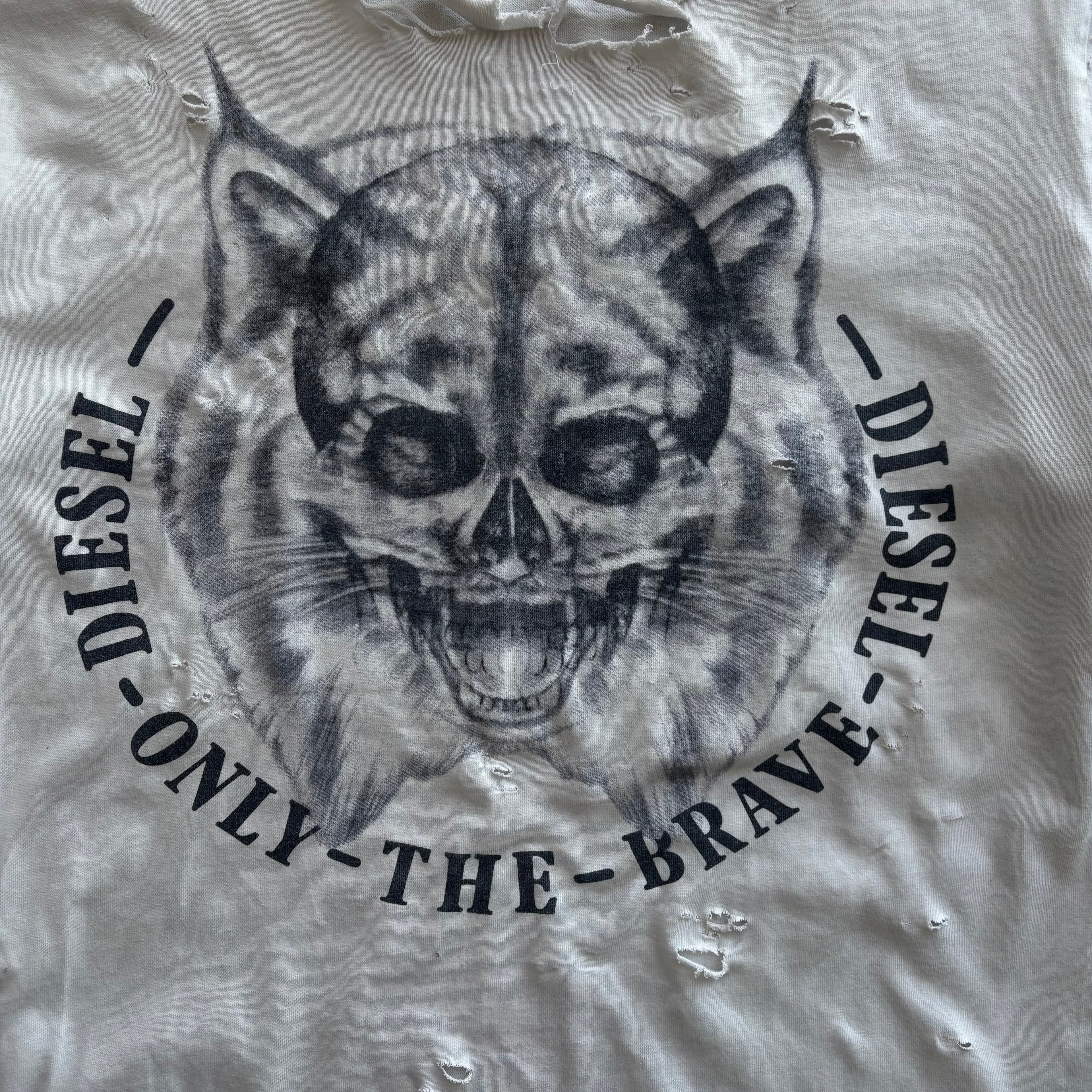 DIESEL DISTRESSED T-SHIRT