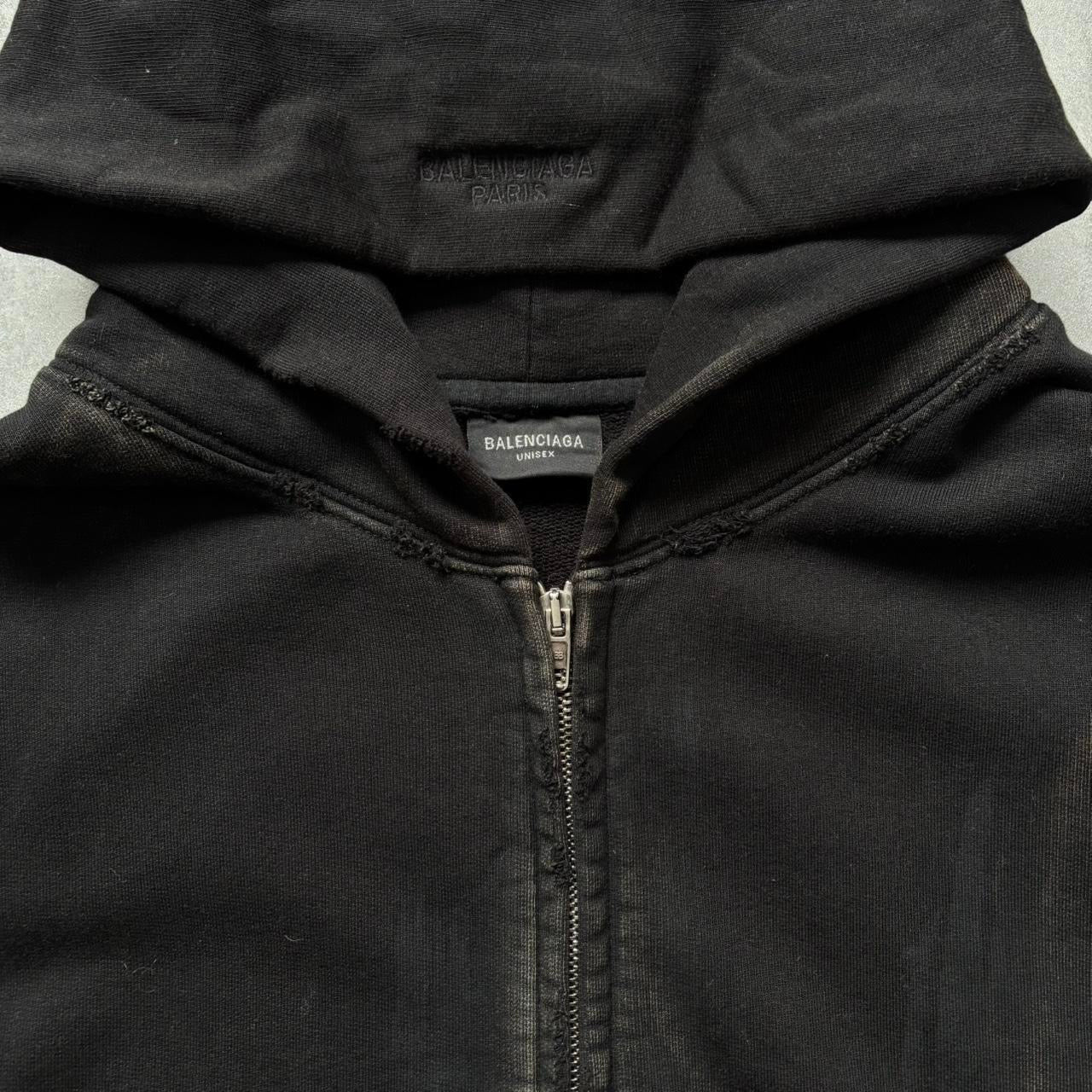 BALENCIAGA SS23 DISTRESSED HOODIE