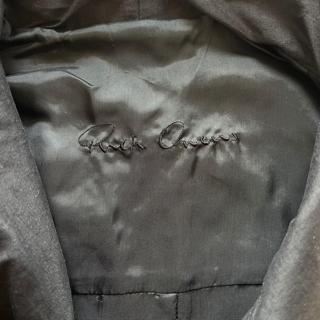 RICK OWENS LEATHER GILET