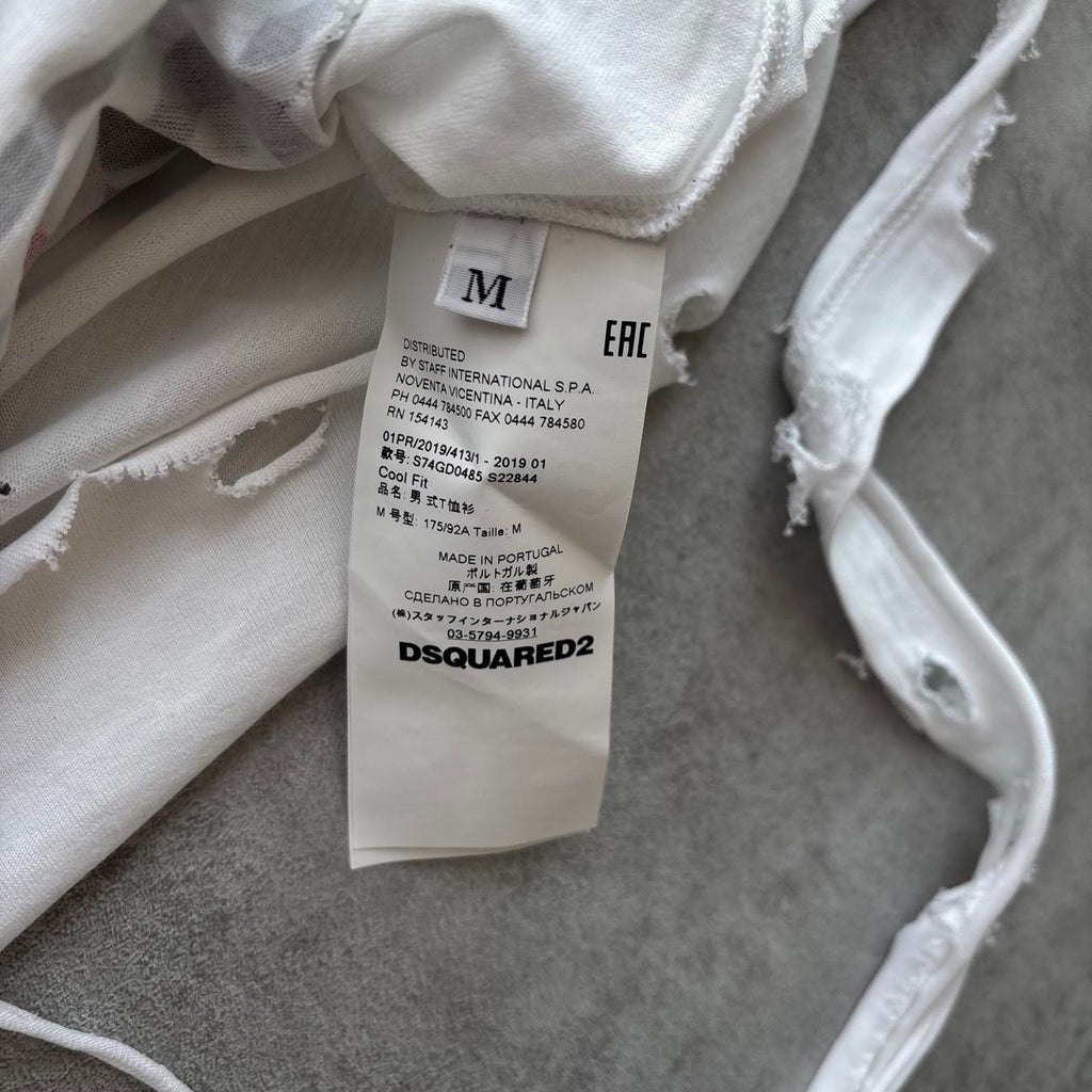 DSQUARED2 DISTRESSED T-SHIRT