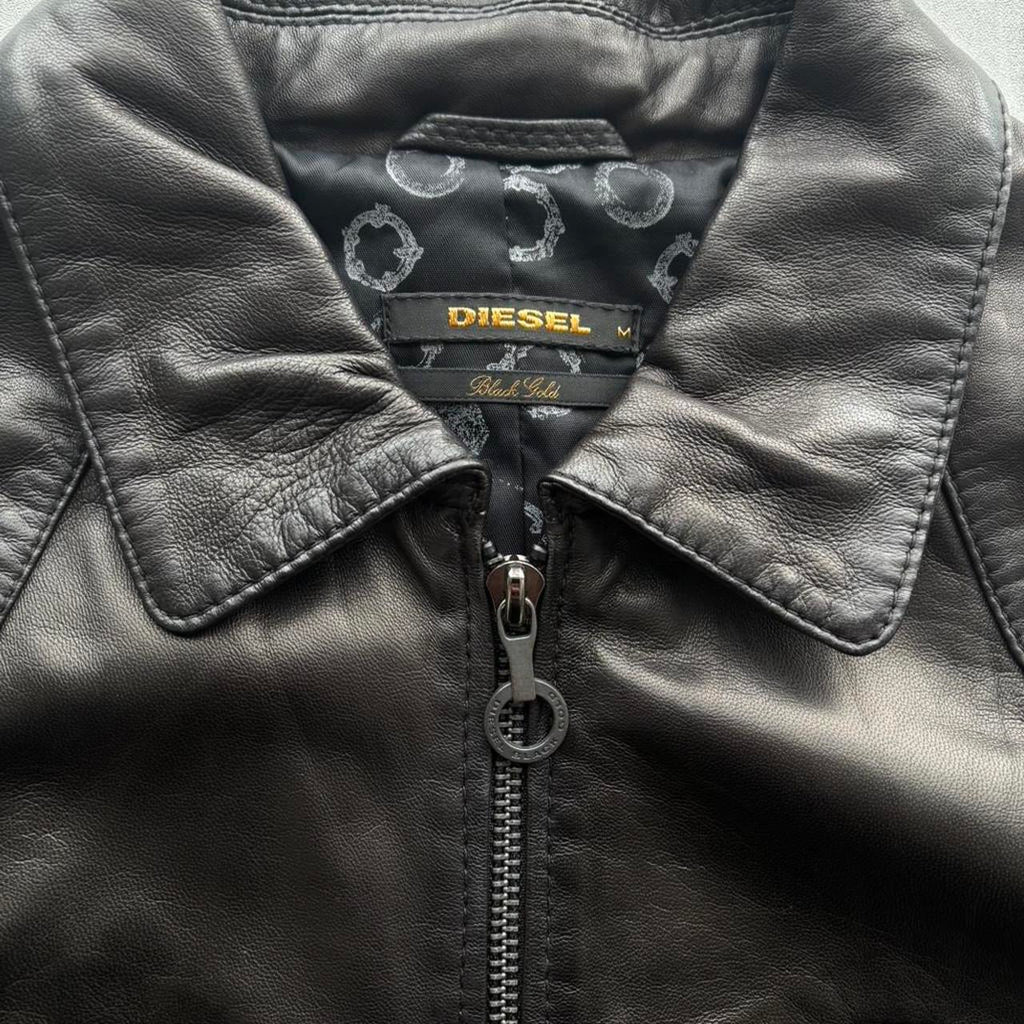 DIESEL BLACK GOLD FW09 LEATHER JACKET