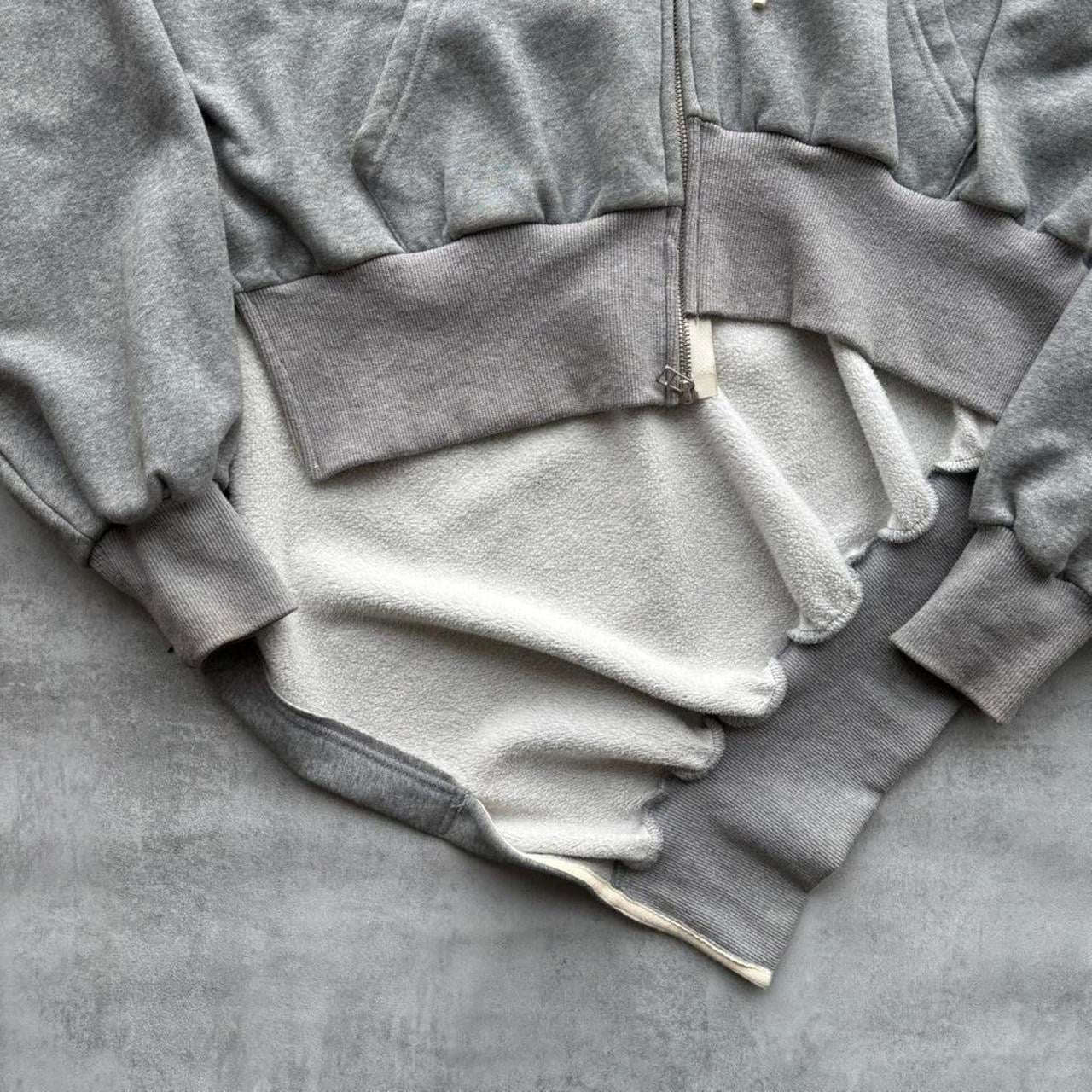YOHJI YAMAMOTO ASSYMETRIC ZIP HOODIE