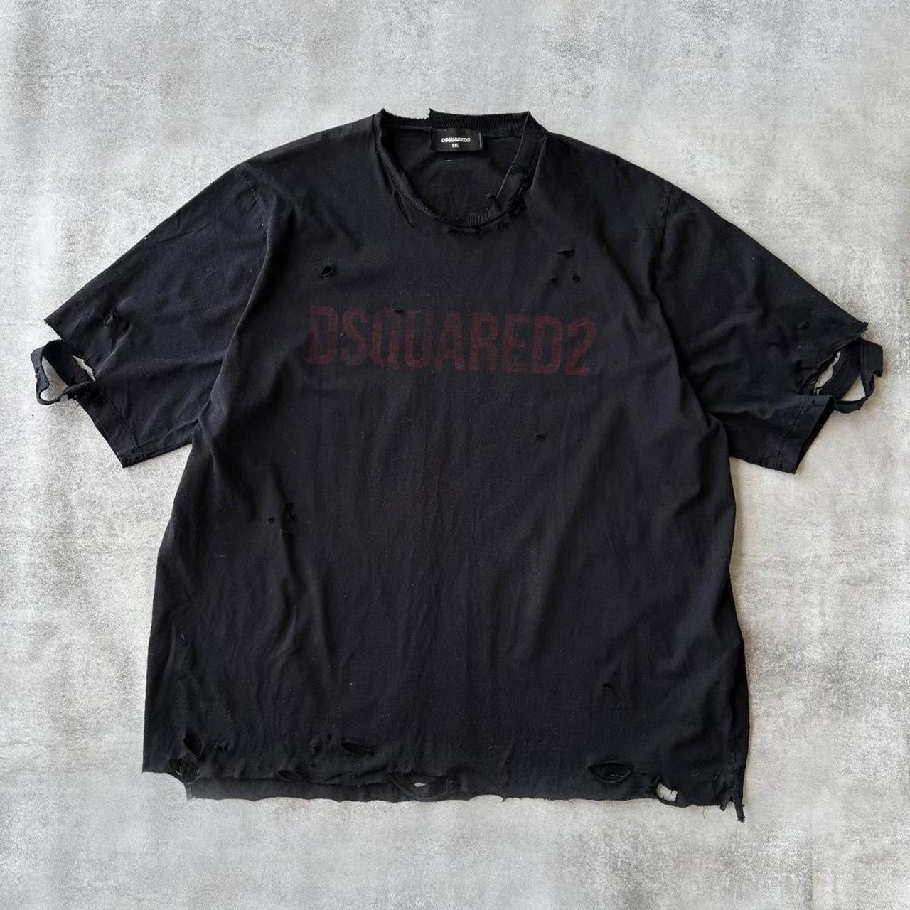 DSQUARED2 DISTRESSED T-SHIRT
