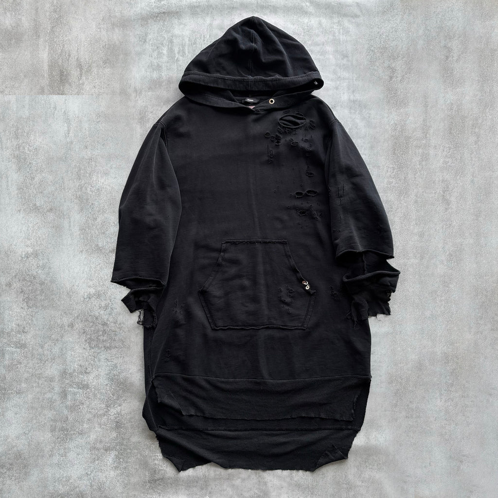 DIESEL DISTRESSED HOODIE