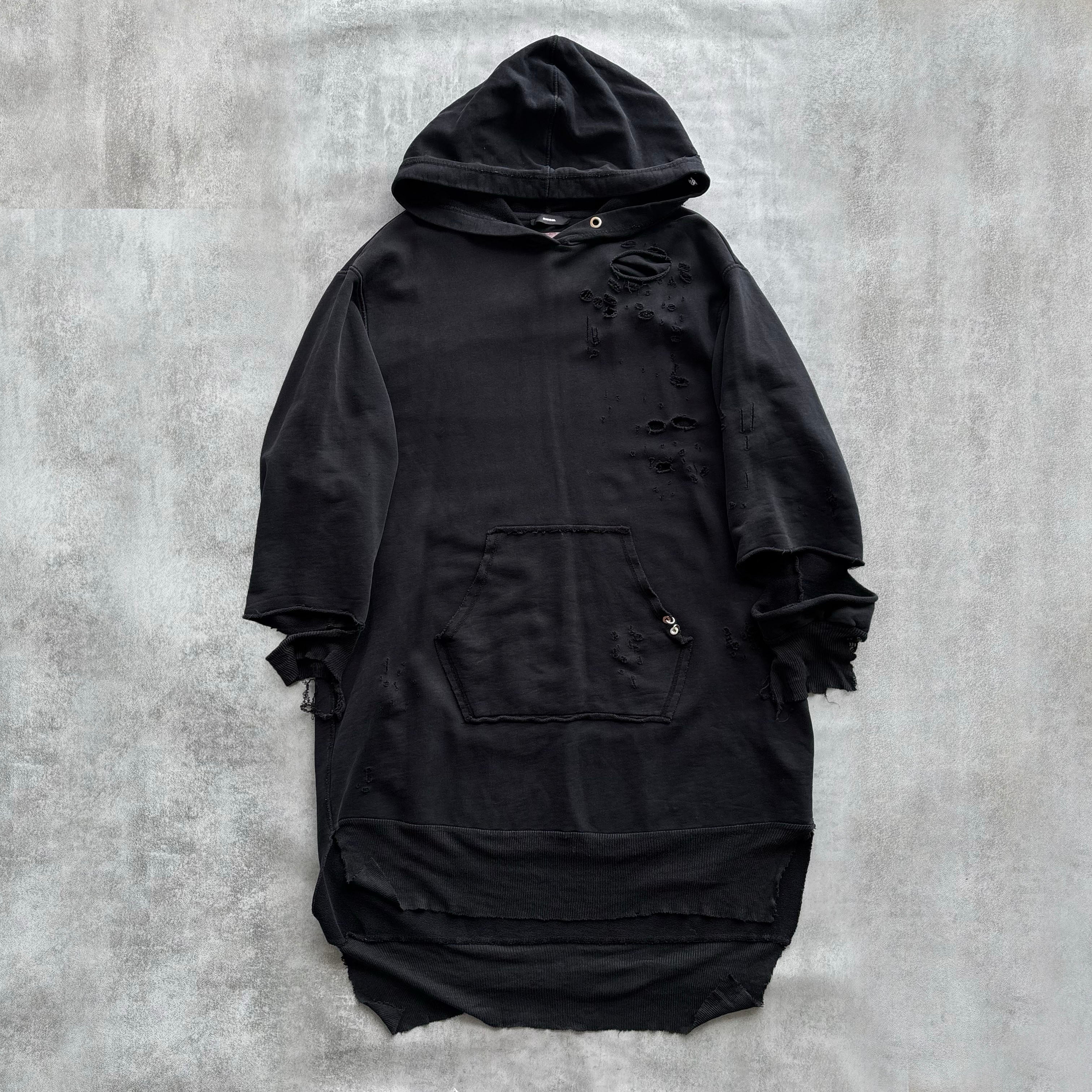 DIESEL DISTRESSED HOODIE