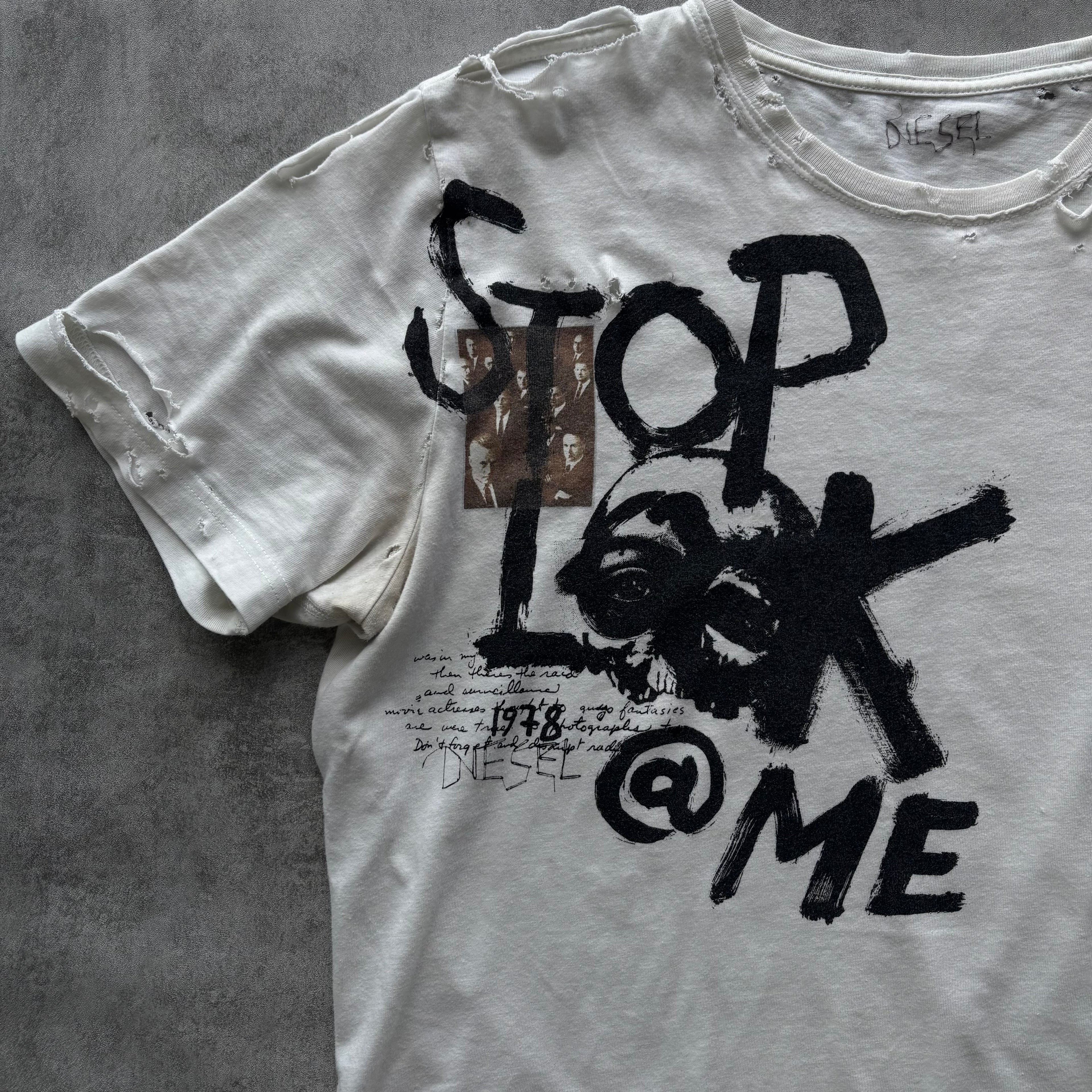 DIESEL DISTRESSED T-SHIRT