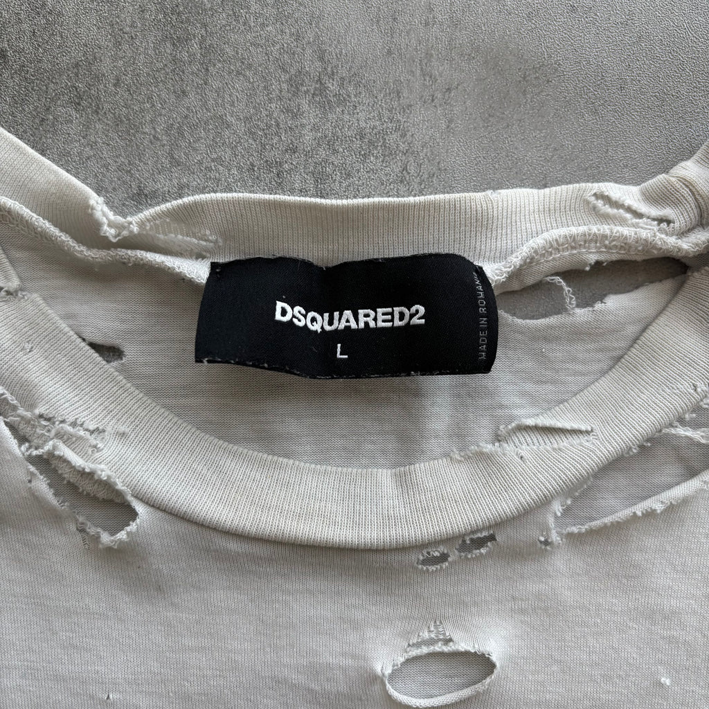 DSQUARED2 DISTRESSED T-SHIRT