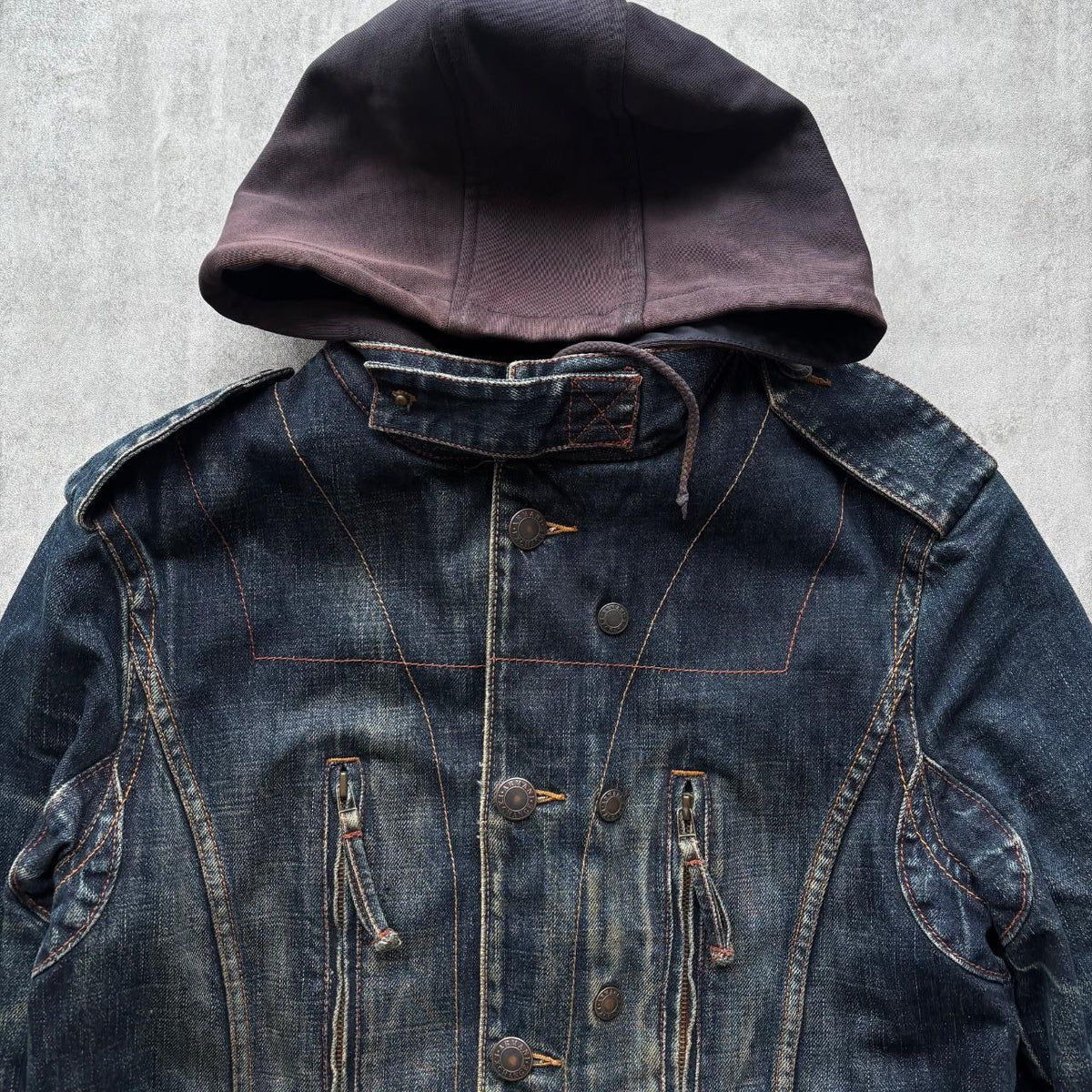 ARMANI DENIM PARKA JACKET