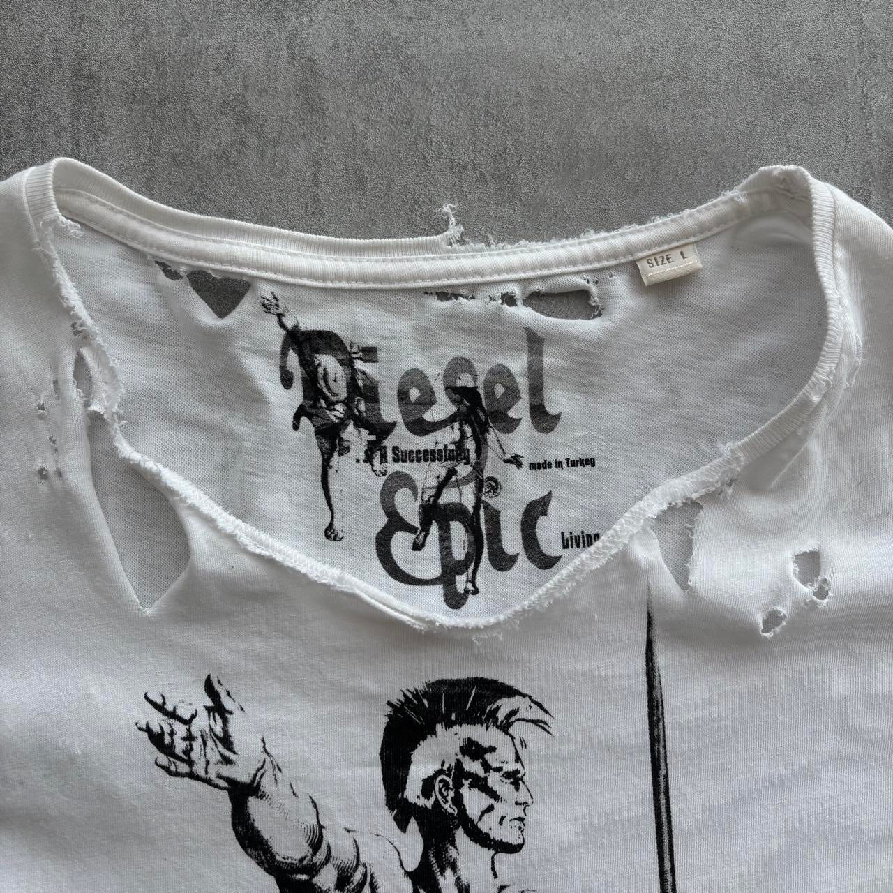 DIESEL DISTRESSED T-SHIRT