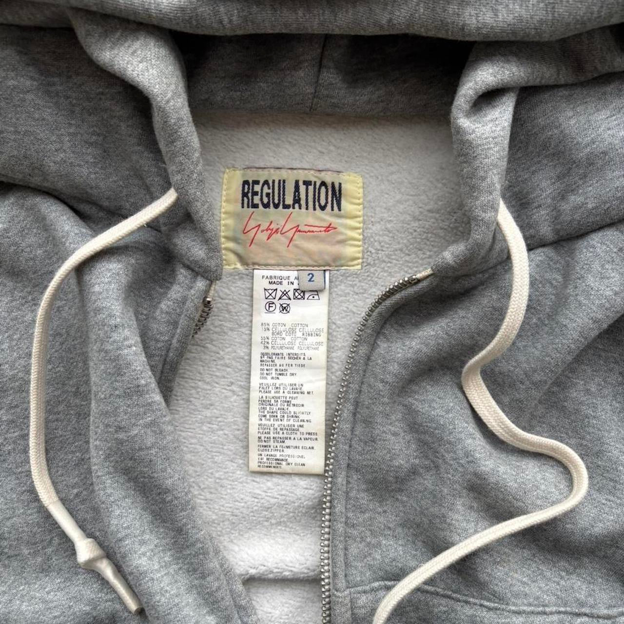 YOHJI YAMAMOTO ASSYMETRIC ZIP HOODIE
