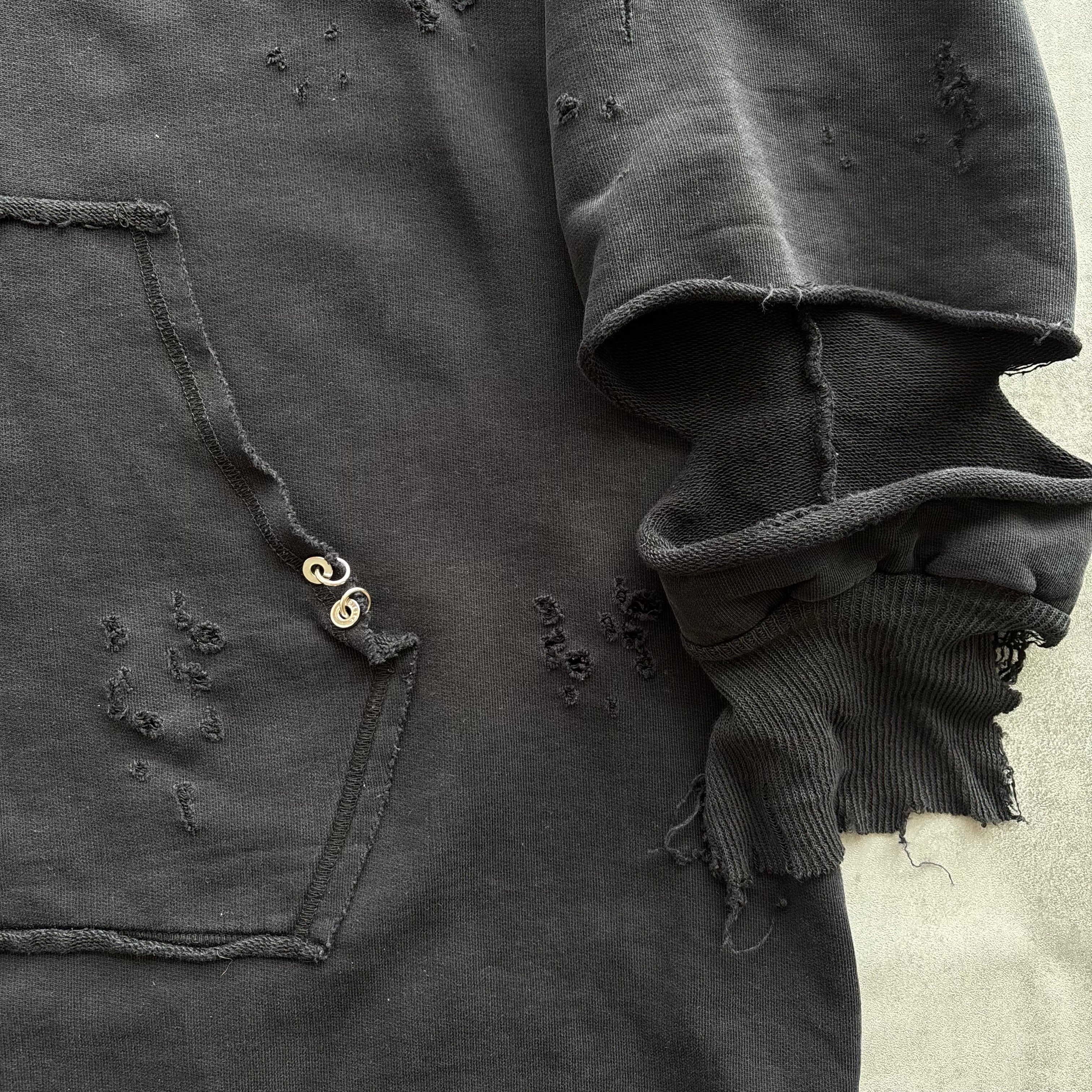 DIESEL DISTRESSED HOODIE