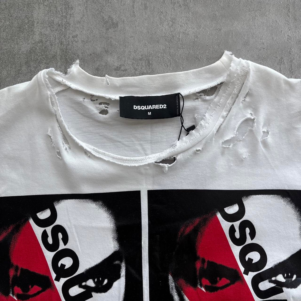 DSQUARED2 DISTRESSED T-SHIRT
