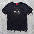 HUGO BOSS DISTRESSED T-SHIRT