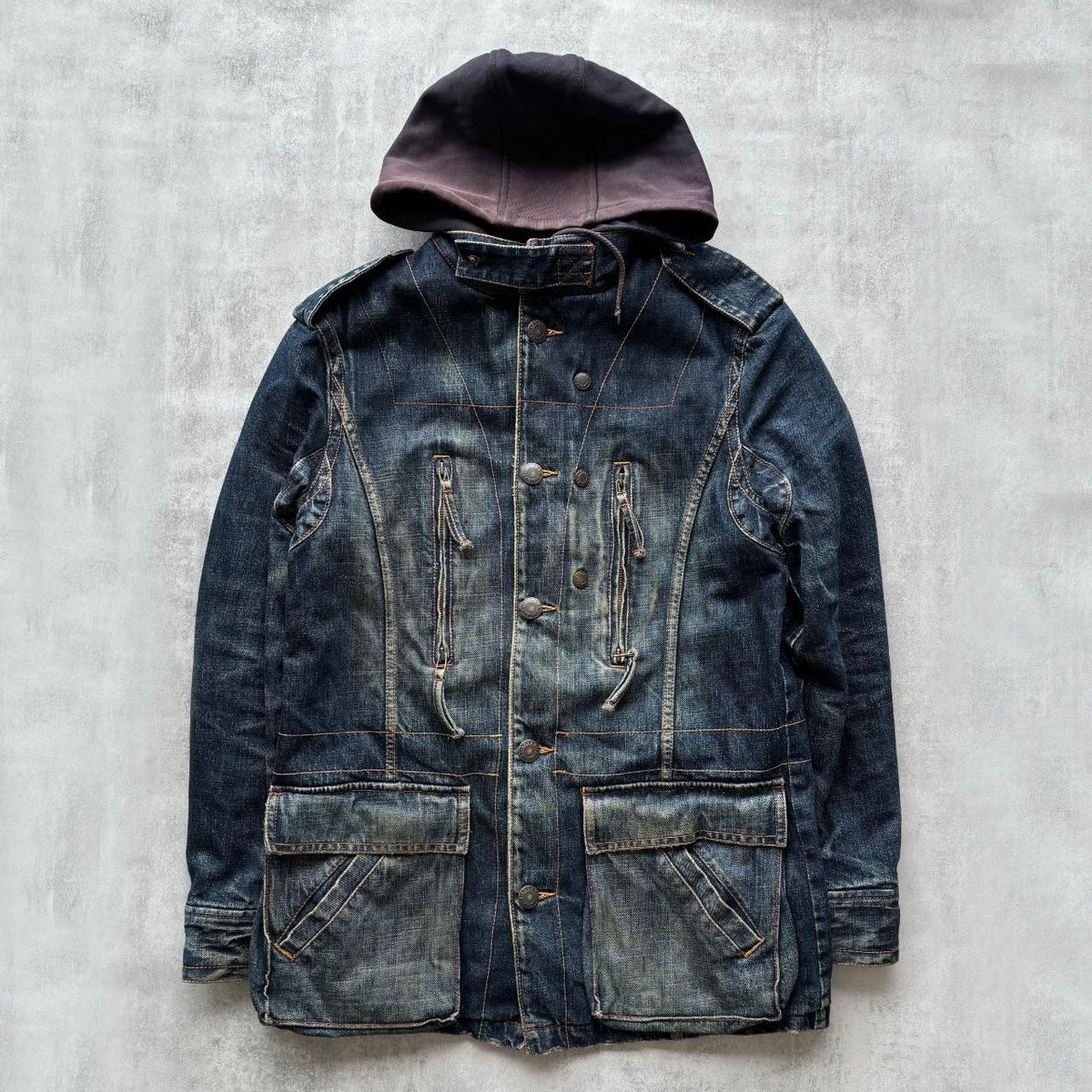 ARMANI DENIM PARKA JACKET