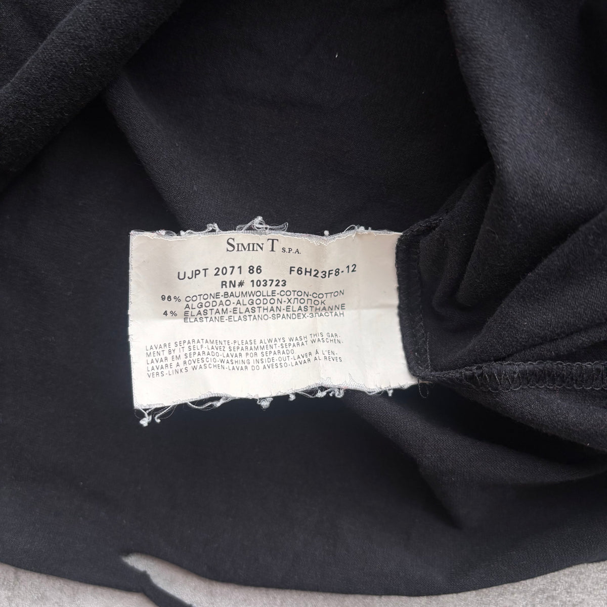 ARMANI DISTRESSED T-SHIRT