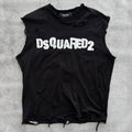 DDQUARED2 DISTRESSED T-SHIRT