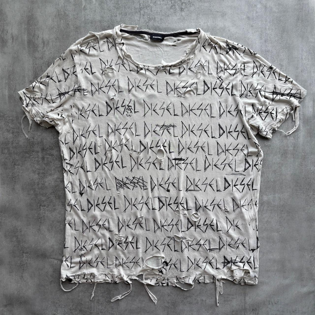 DIESEL DISTRESSED T-SHIRT