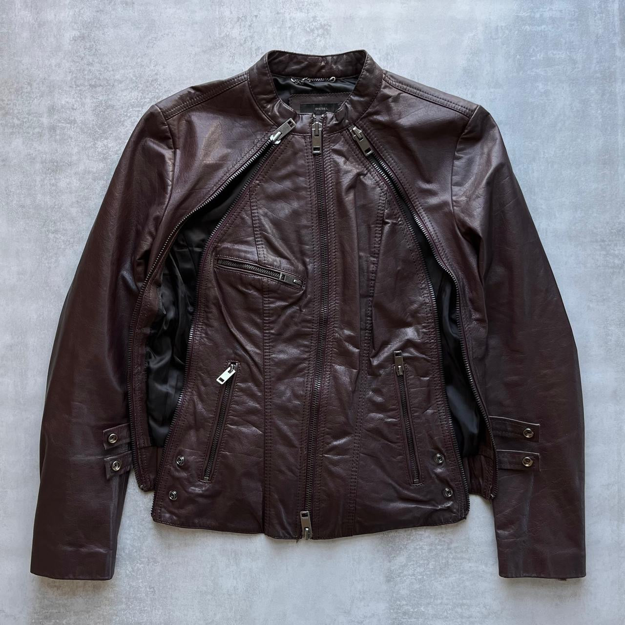 DIESEL LEATHER BIKER JACKET