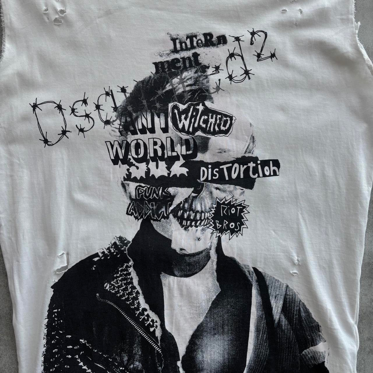 DSQUARED2 DISTRESSED TOP