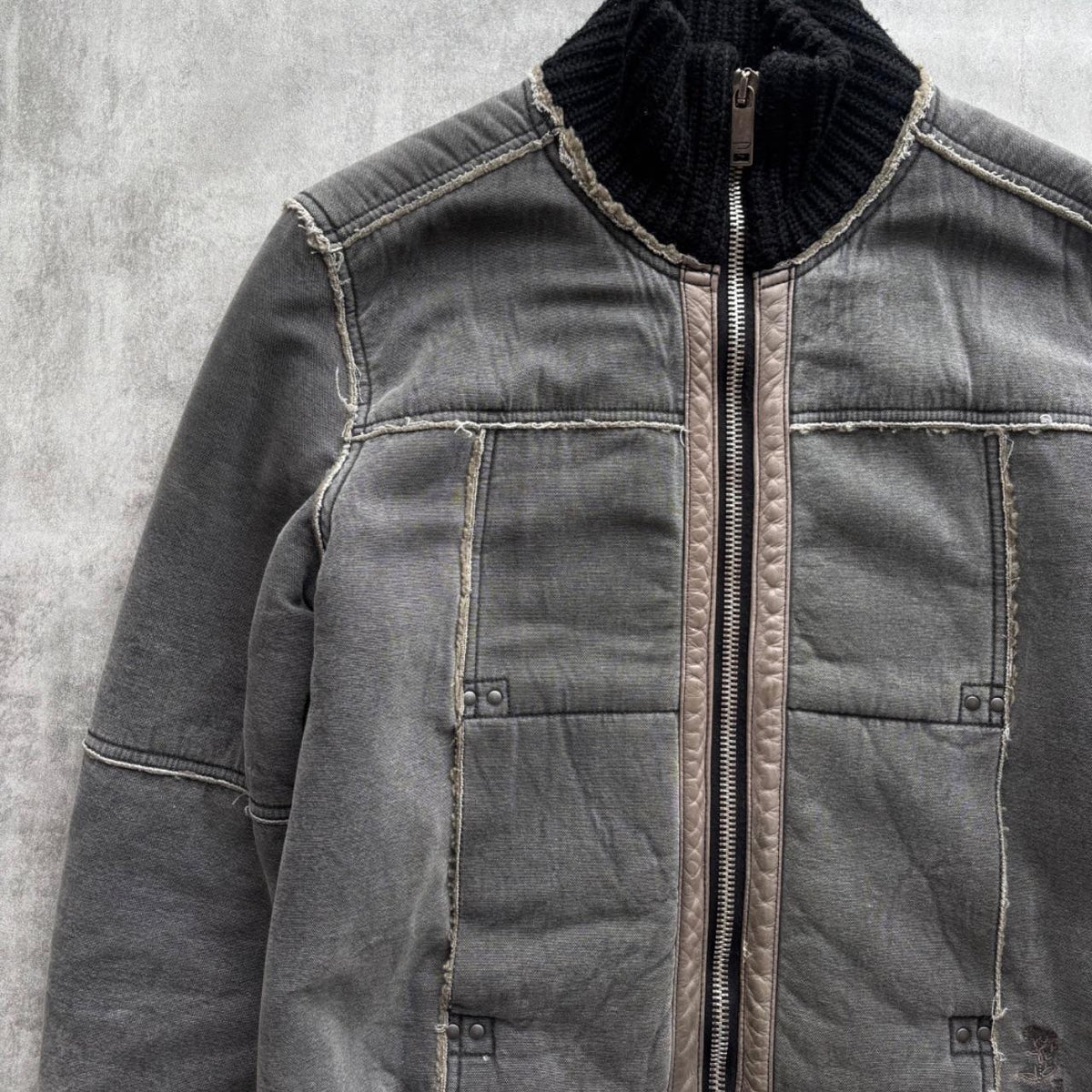 DIESEL SUEDE LEATHER JACKET