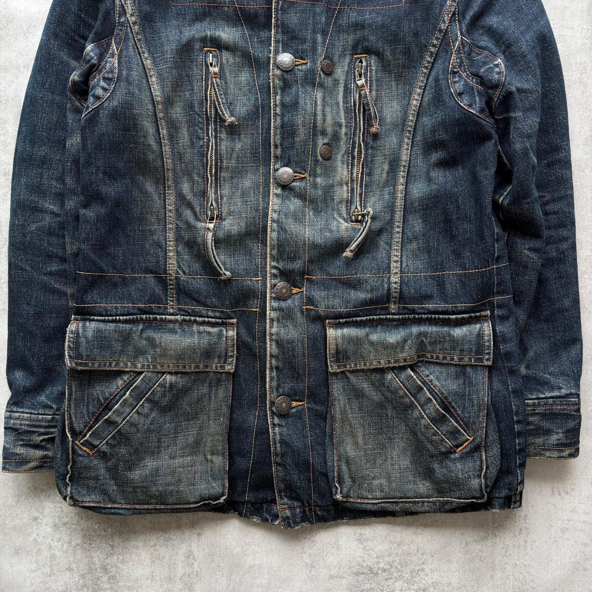 ARMANI DENIM PARKA JACKET