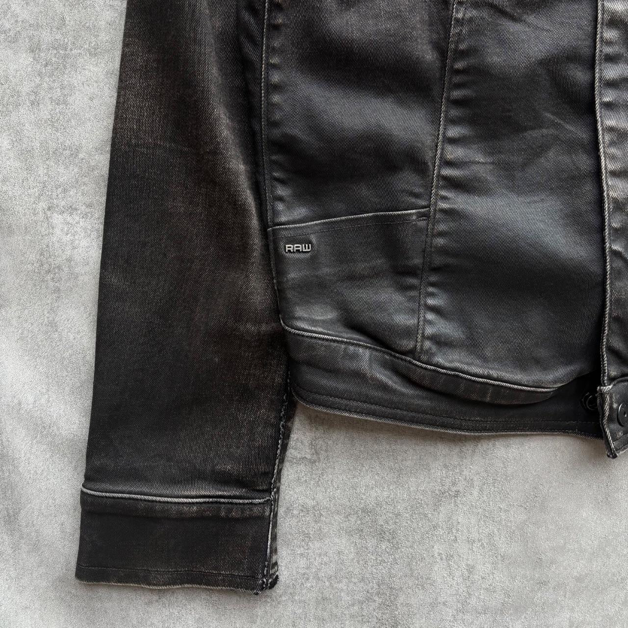 G-STAR WAXED DENIM JACKET