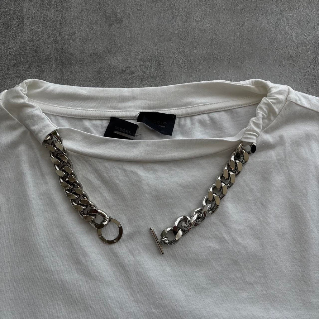 DIESEL DISTRESSED CHAIN TOP