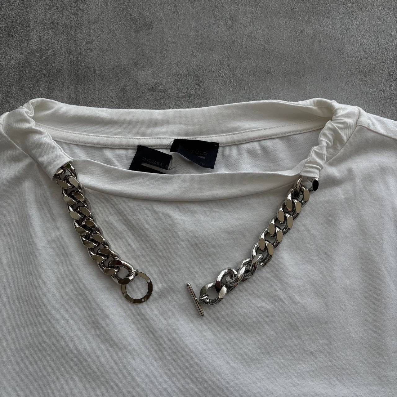 DIESEL DISTRESSED CHAIN TOP
