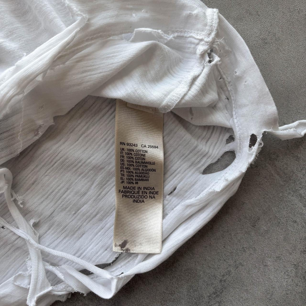 DIESEL DISTRESSED T-SHIRT