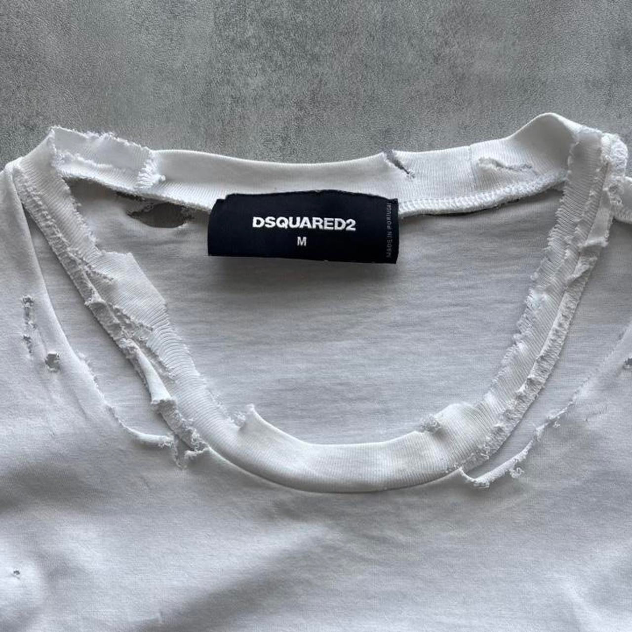 DSQUARED2 DISTRESSED T-SHIRT