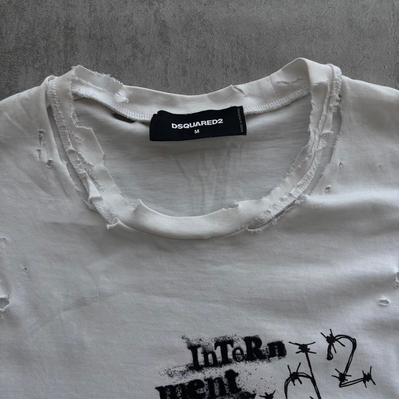 DSQUARED2 DISTRESSED TOP